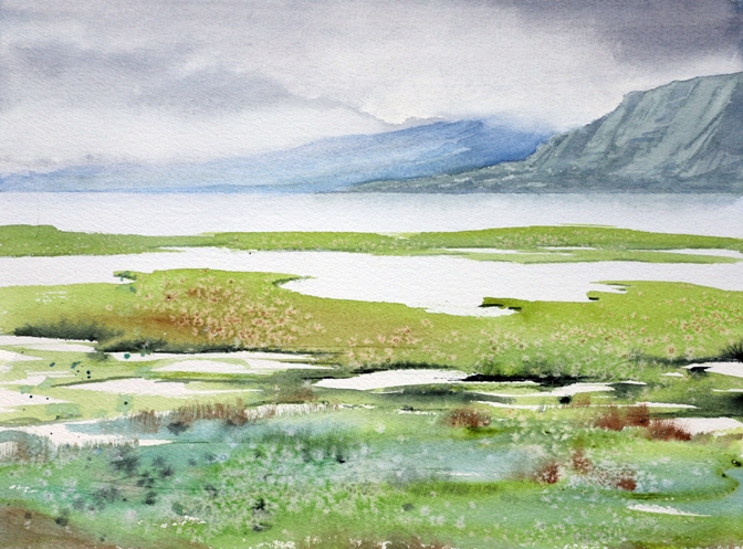 'Upper Loch Torridon' by artist Sarah Burns